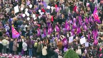 El feminismo vuelve a las calles de Madrid pero con menos fuerza