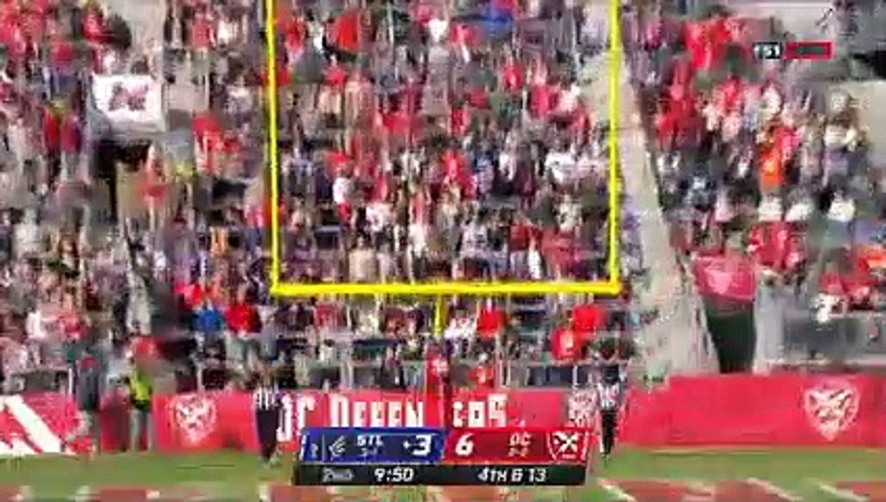 St. Louis Battlehawks vs. DC Defenders Week 5 Highlights _ XFL 2020_low