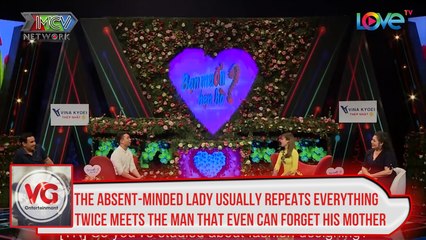 The absent-minded lady usually repeats everything twice meets the man that can even forget his mother