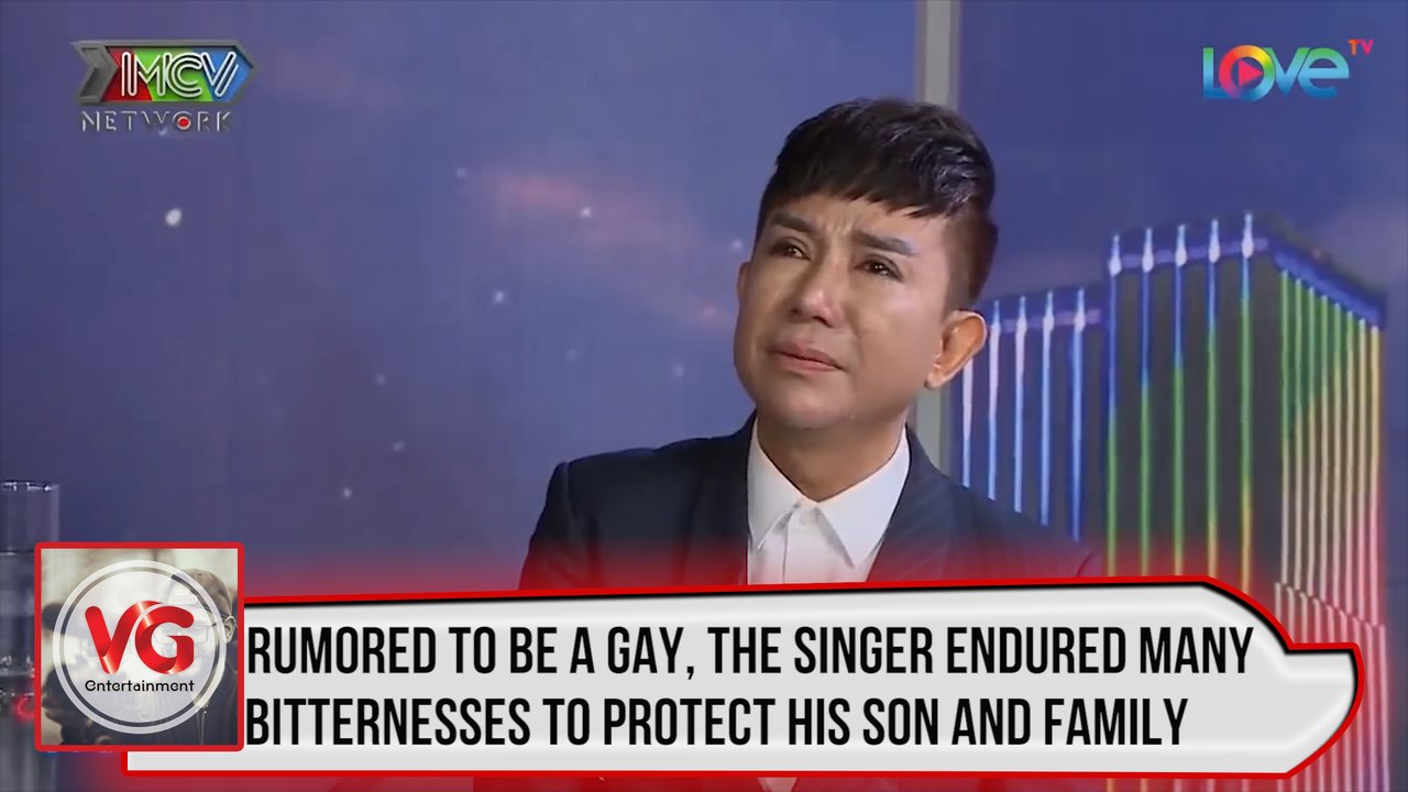 Rumored to be a gay, the singer endured many bitternesses to protect his son and family