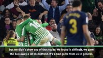 Betis defeat worst performance by Real this season says Zidane