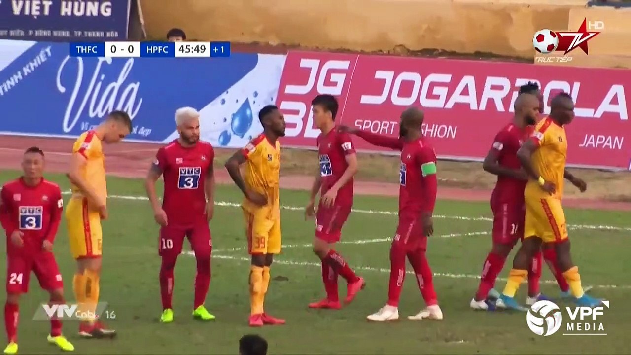 Highlights | Thanh Hóa - Hải Phòng FC | Siêu phẩm của Mpande, 3 điểm cho đất Cảng | VPF Media
