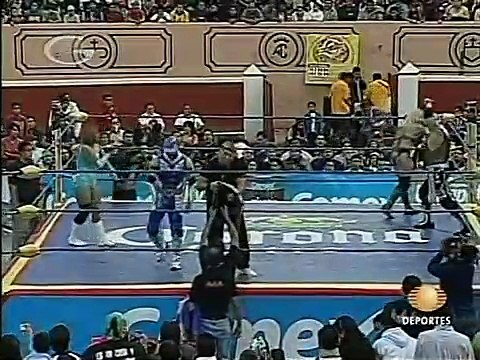 AAA Sin Limite 2009.09.06 Hidalgo - Match #02 AAA Mixed Tag Team Title - Cynthia Moreno & El Oriental vs. Aero Star & Fabi Apache