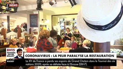 Download Video: Virus : La grosse inquiétude des restaurateurs avec l'annulation des dizaines de couverts et les clients qui renoncent à sortir