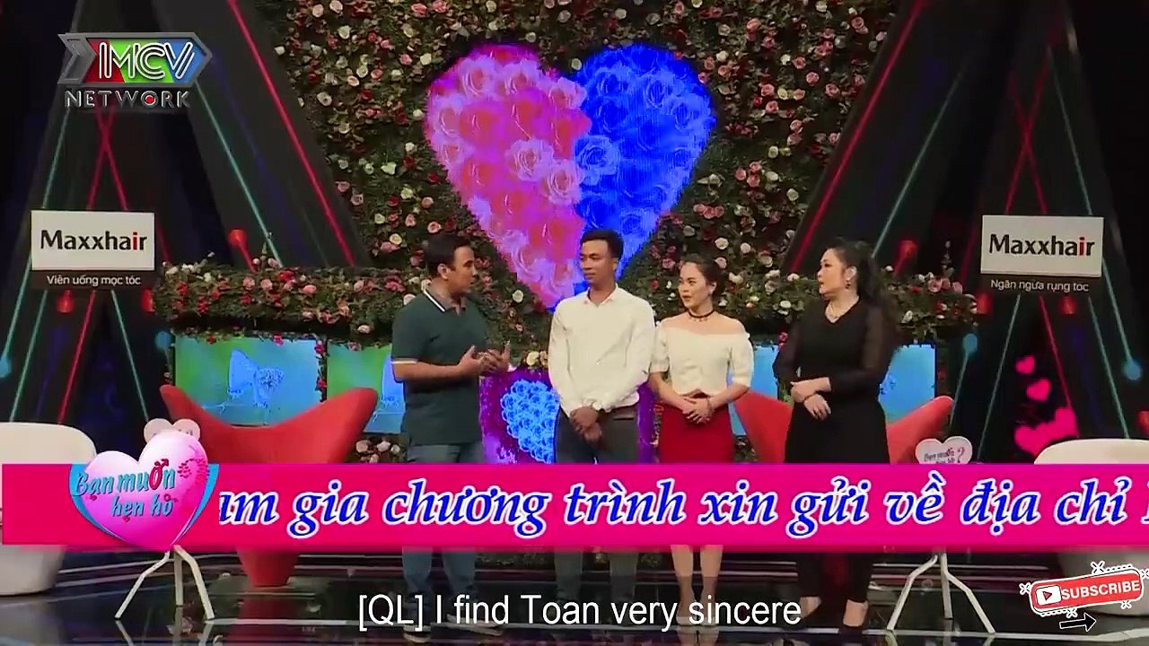 The host scolds the guy for not being decisive