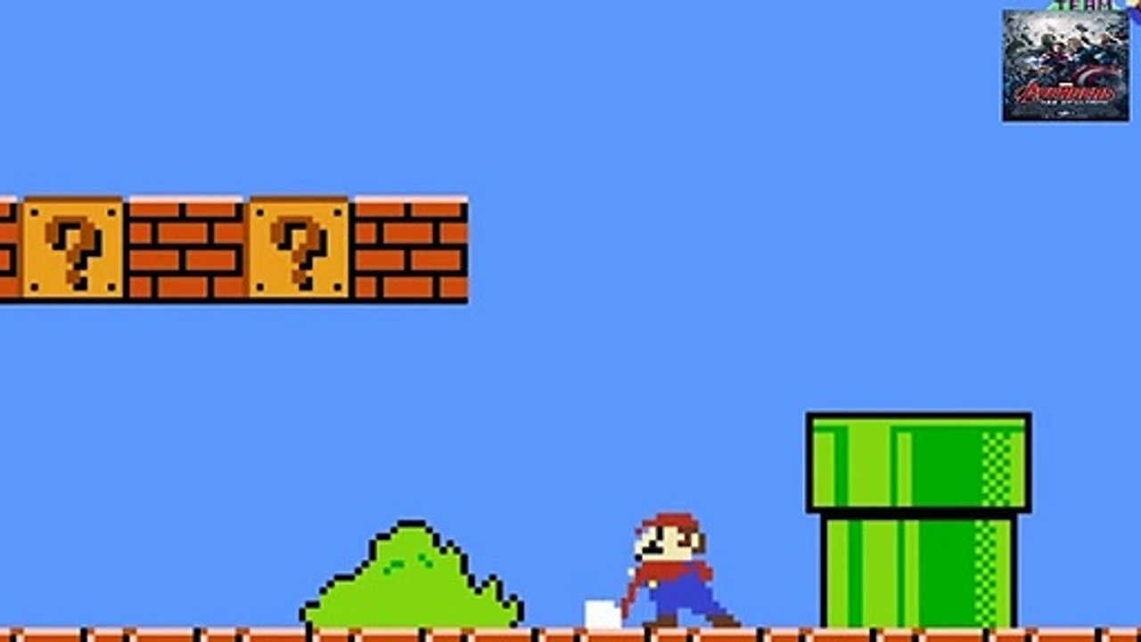 Put your finger here - Super Mario Bros. Edition - Mario tries to beat Super Mario Bros. but wi...