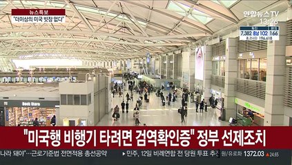 "미국, 한국 정부에 추가 제한조치 검토 안한다고 설명"