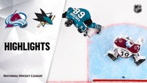 NHL Highlights | Avalanche @ Sharks 3/08/2020