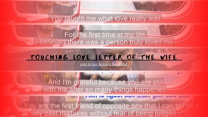 A TOUCHING LOVE LETTER OF A WIFE SENT TO HER HUSBAND
