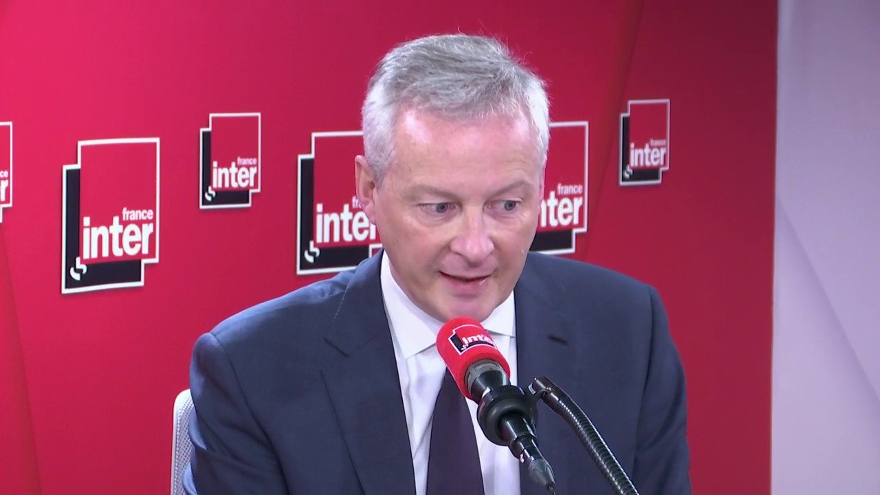 Bruno Le Maire, ministre de l'Économie et des F...
