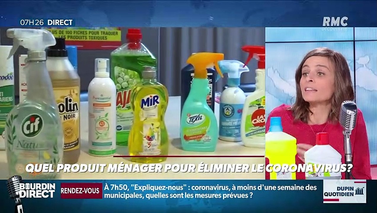 Dupin Quotidien : Quel produit ménager pour éliminer le coronavirus ? - 09/03