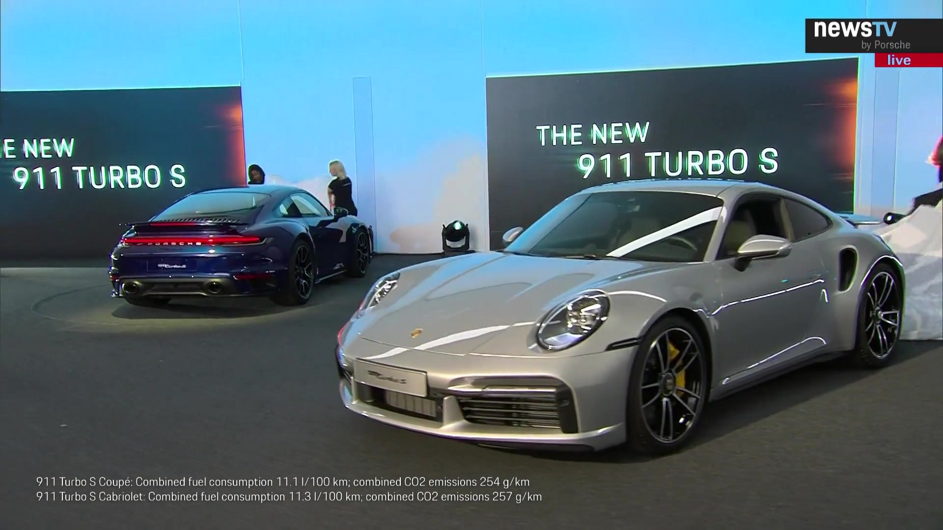 Die Weltpremiere des Porsche 911 Turbo S - video Dailymotion