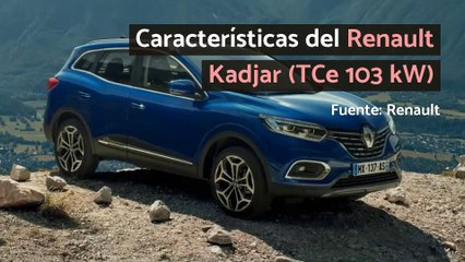 Características del Renault Kadjar (TCe 103 kW)
