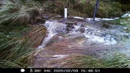 Footage shows how fast water rose during Storms Ciara and Dennis