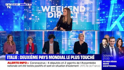 Italie : deuxième pays mondial le plus touché - 08/03