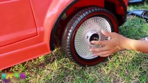 Kids Toy Videos US - Desembalaje y montaje en las ruedas de conducción de automóviles con accionamiento eléctrico para niños