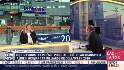 Laurent Abitbol (Groupe Marietton) : Le secteur du transport aérien redoute des pertes colossales à cause du coronavirus - 09/03