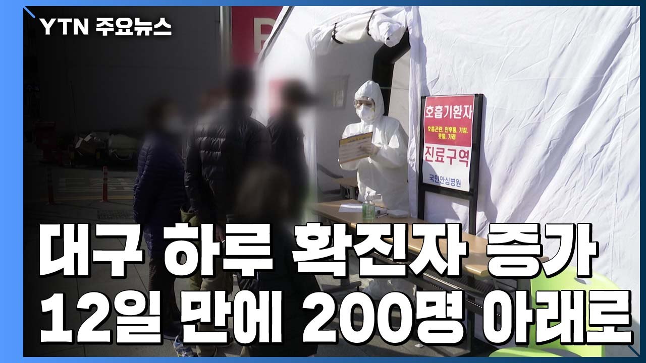 대구 확진자 증가 200명 아래로...신천지엔 '최후통첩' / YTN