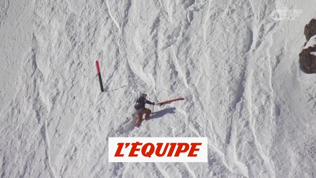 la chute de Léo Slemett en Autriche - Adrénaline - Ski freeride