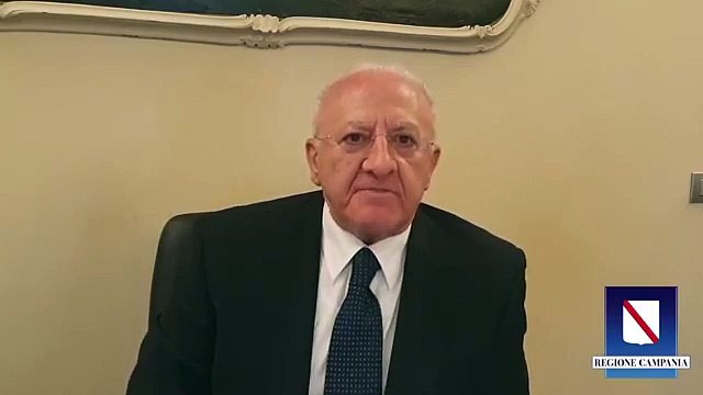 De Luca si appella ai campani- Problema serio, limitate contatti sociali (07.03.20)