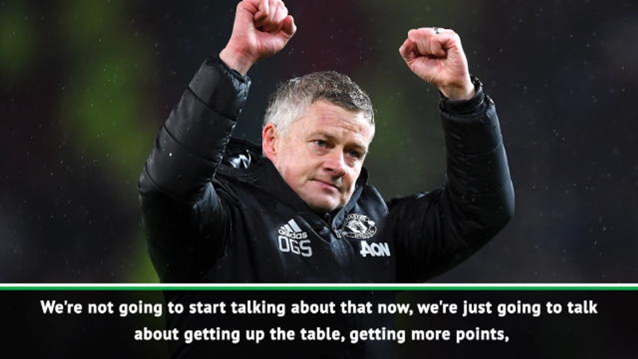 United two or three signings away from being title challengers - Solskjaer
