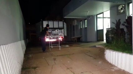 Corpo de motociclista que bateu de frente com carreta é encaminhado ao IML
