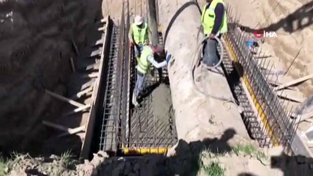 Polatlı içme suyu hattına neşter