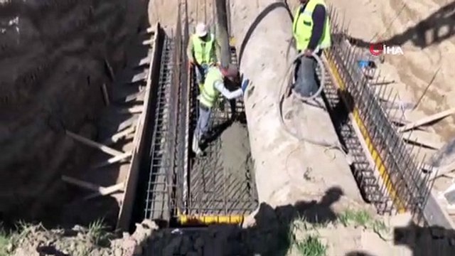 Polatlı içme suyu hattına neşter