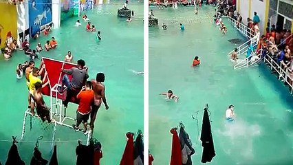 Une prison se transforme en piscine