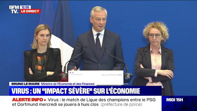 Bruno Le Maire confirme que le coronavirus aura un impact sévère sur l'économie française