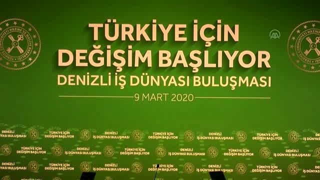 Bakan Albayrak, Denizli İş Dünyası Buluşması programına katıldı -Detaylar