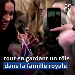 Harry et Meghan aux côtés d'Elisabeth II pour leur dernier devoir royal