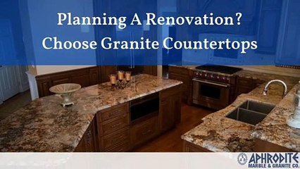 Planning A Renovation Choose Granite Countertops