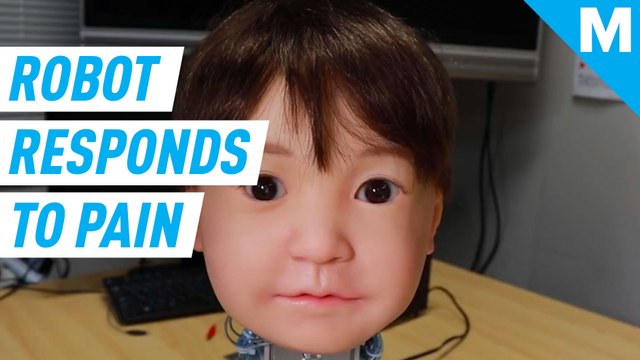 Child-like robot programmed to wince from pain signals is straight out of 'Blade Runner'
