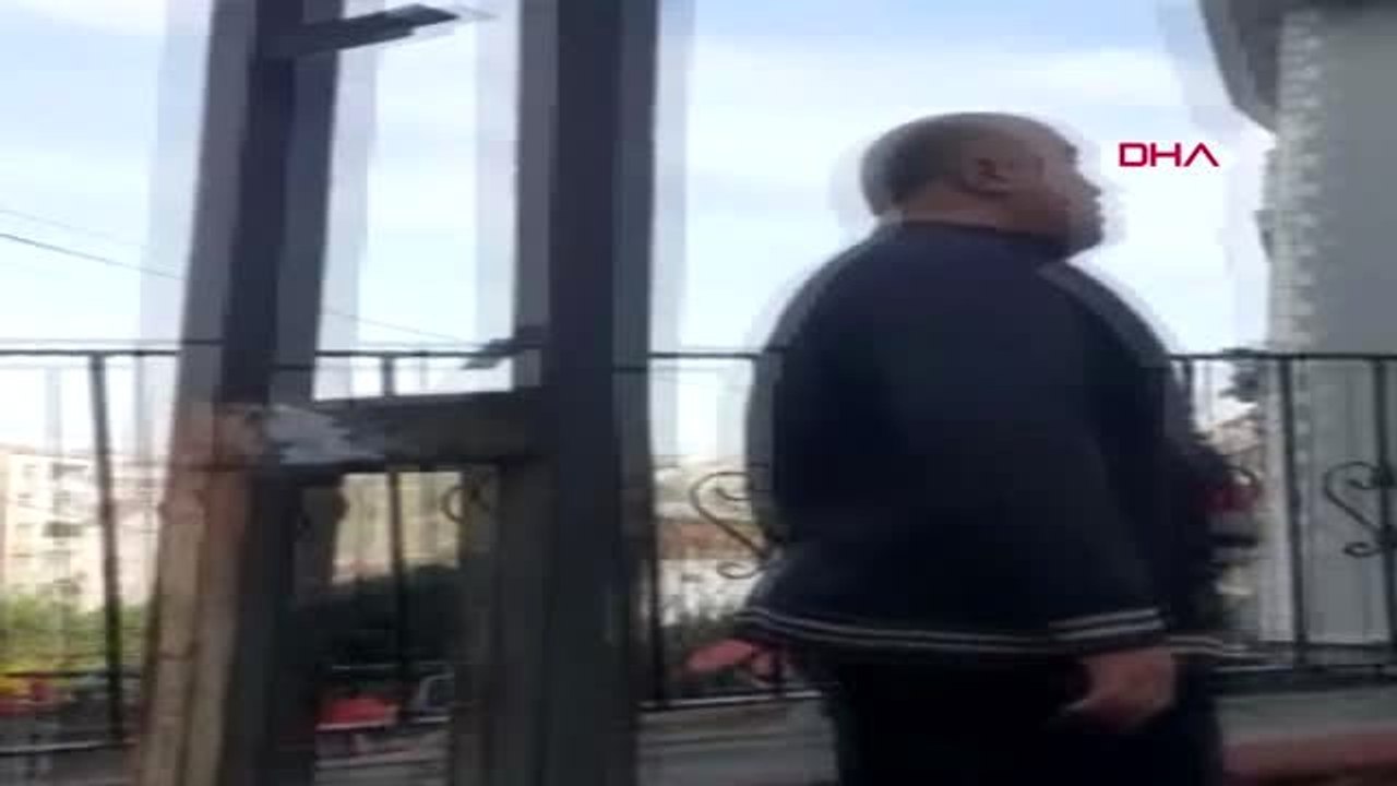 İSTANBUL-ŞİŞLİ'DE GECEKONDU ALEV ALEV YANDI