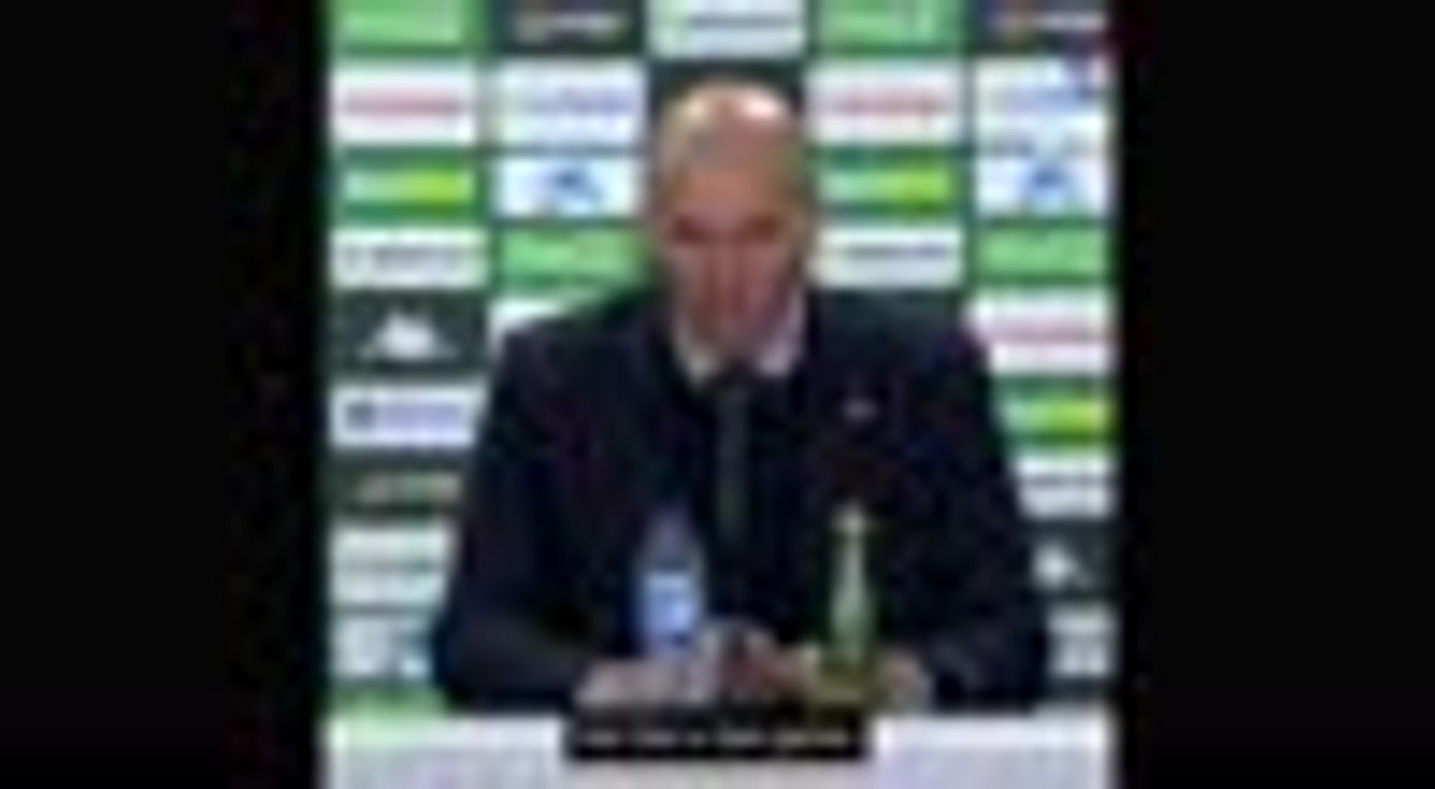Betis defeat worst performance by Real this season - Zidane