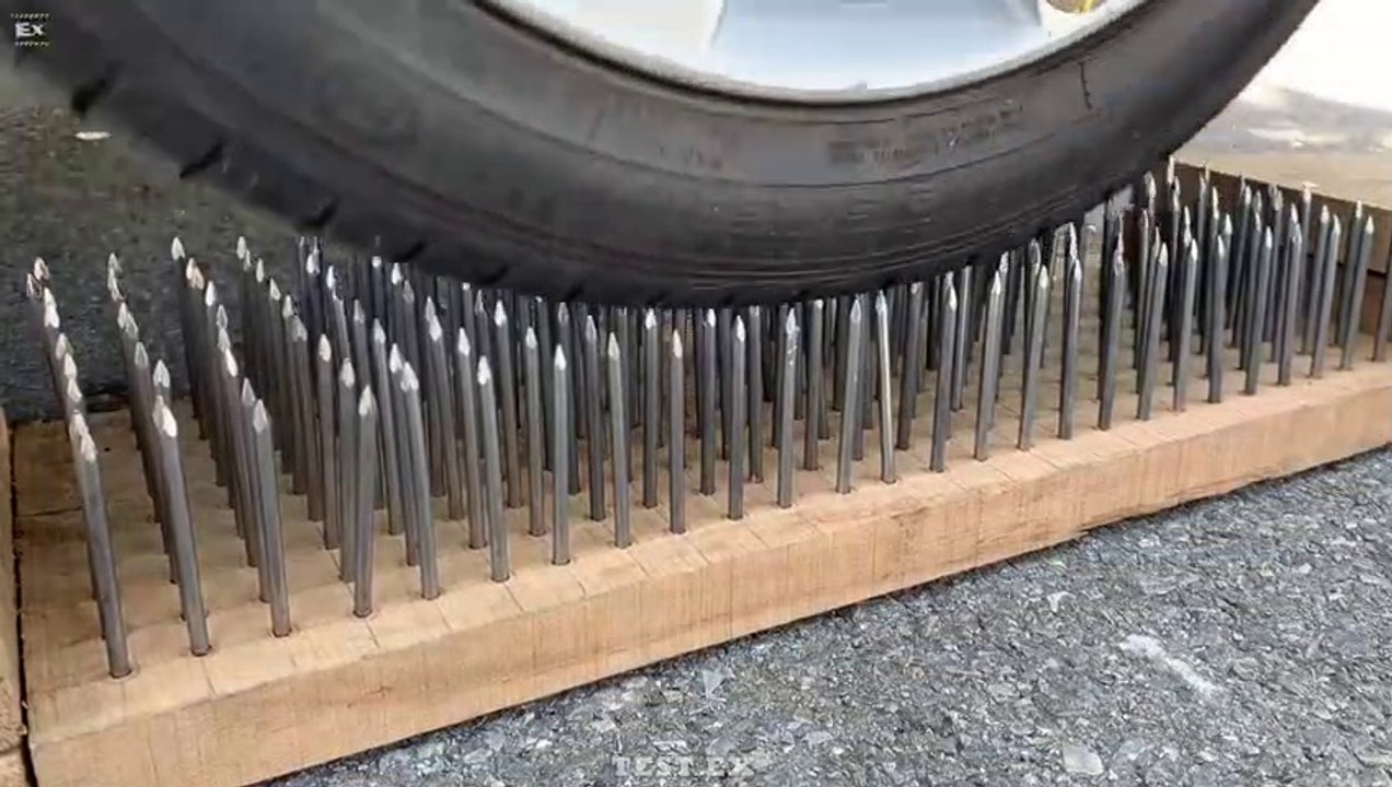 Experiment_Car_vs_200_Nails___Crushing_crunchy__Experiment Car vs 200 Nails | Crushing crunchy & soft things by car | Test Ex  EXPERIMENT: LAVA vs CAR