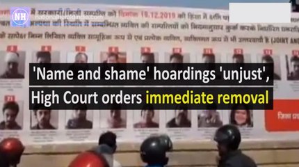'Name and shame' hoardings 'unjust', High Court orders immediate removal