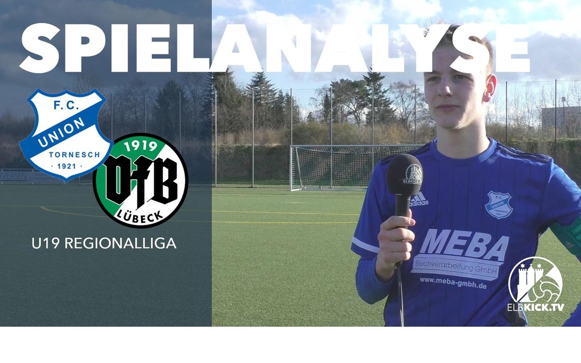 Die Spielanalyse | FC Union Tornesch U19 - VfB Lübeck U19 (A-Junioren Regionalliga Nord)