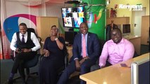 NTV anchor Ken Mijungu smashes his iPhone while in studio