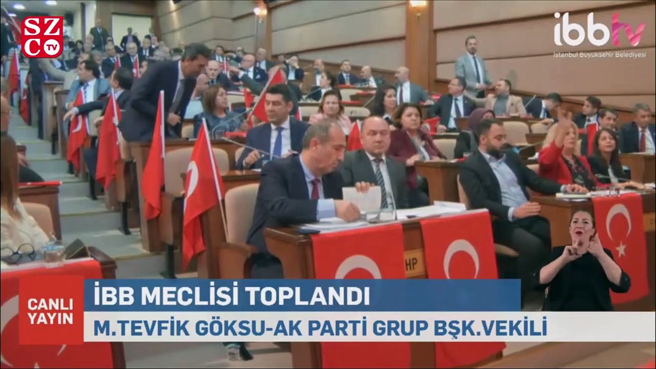 İBB Meclis toplantısında kavga