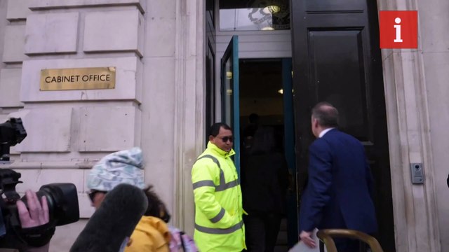 Ministers and advisors arrive to Cobra meeting chaired by Boris Johnson after UK coronavirus cases rise to 273