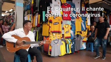 Un artiste équatorien transforme les craintes du coronavirus en chanson