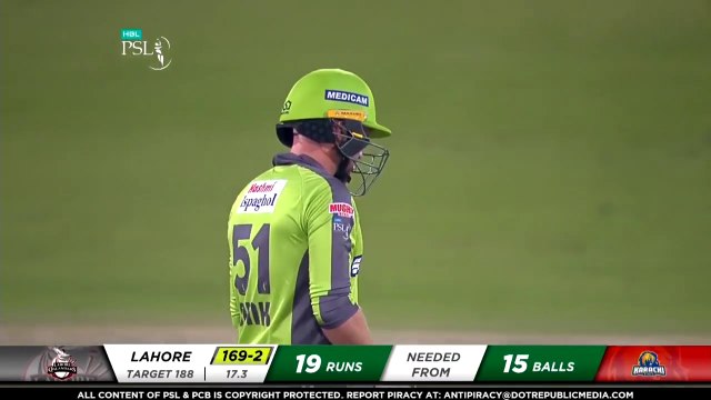Ben Dunk Thrilling Sixes Against Karachi ¦ Karachi Kings vs Lahore Qalandars ¦ Match 23 ¦ PSL 2020