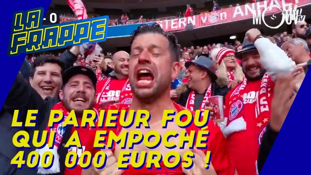 Le parieur fou qui a empoché 400 000 euros  !