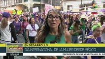 Miles de mujeres mexicanas marchan contra los feminicidios