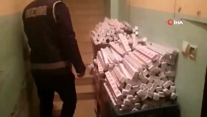 15 bin 30 paket kaçak sigara kağıdı ele geçirildi