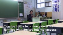 Hong Kong teacher makes online videos amid virus school shutdowns