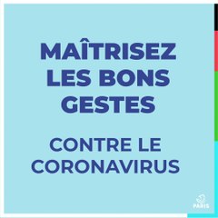 Coronavirus : des gestes simples pour limiter la contagion