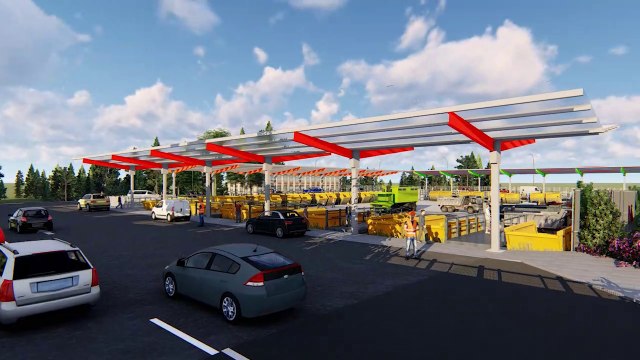 A virtual look at the proposed new Household Waste Recycling Centre in Pallion